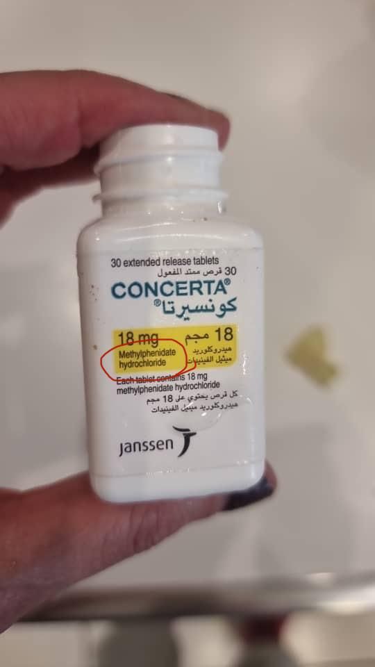 🧠 Concerta 18mg 💊