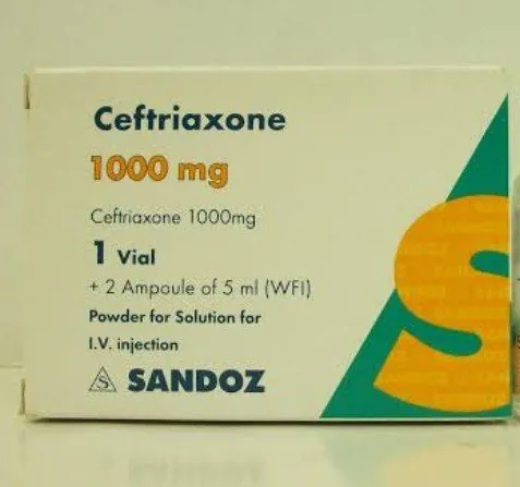💉 Ceftriaxone 1000mg Powder for Injection 💉