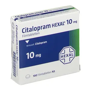 Citalopram HEXAL 10 mg Film Kaplı Tabletler