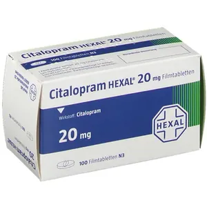 Citalopram HEXAL 20 mg Film Kaplı Tabletler