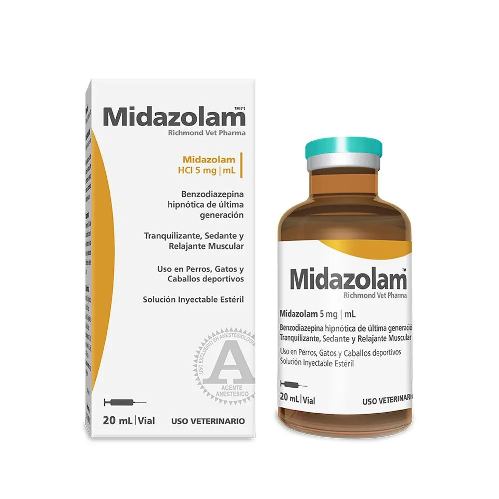 💉 قارورة ميدازولام HCI ۵ ملغ/مل ۲۰ مل 💉