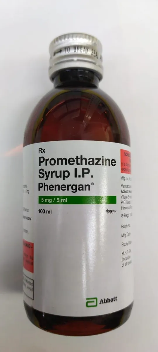 💊 Phenergan Promethazine Syrup 5 mg/5 ml - 100 ml 💊